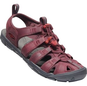 Keen CLEARWATER CNX LEATHER WOMEN wine/red dahlia Velikost: 41 dámské sandály