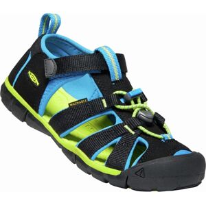 Keen SEACAMP II CNX YOUTH black/brilliant blue Velikost: 39 dětské sandály