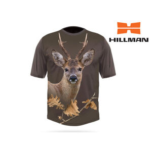 HILLMAN Gamewear 3D Myslivecké tričko bavlna DGT Srnec b. Dub Velikost: 2XL