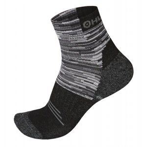 Husky Ponožky Hiking černá/šedá Velikost: XL (45-48)