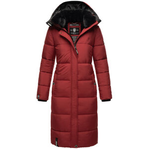 Dámská zimní dlouhá bunda Reliziaa Marikoo - DARK RED Velikost: S