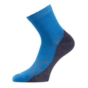Lasting merino ponožky FWT modré Velikost: (38-41) M unisex kotníkové ponožky