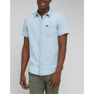 Lee  LEE BUTTON DOWN SS BLUE SKY