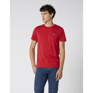 Wrangler  SS SIGN OFF TEE SCARLET RED
